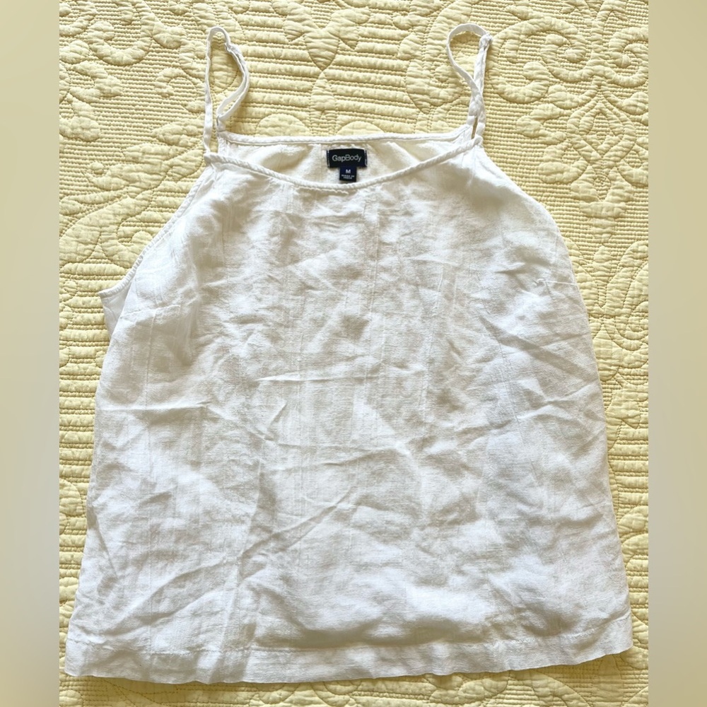 Women’s White Gap Body Tank Top